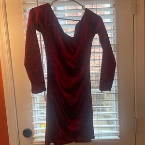 Red Velvet Dress